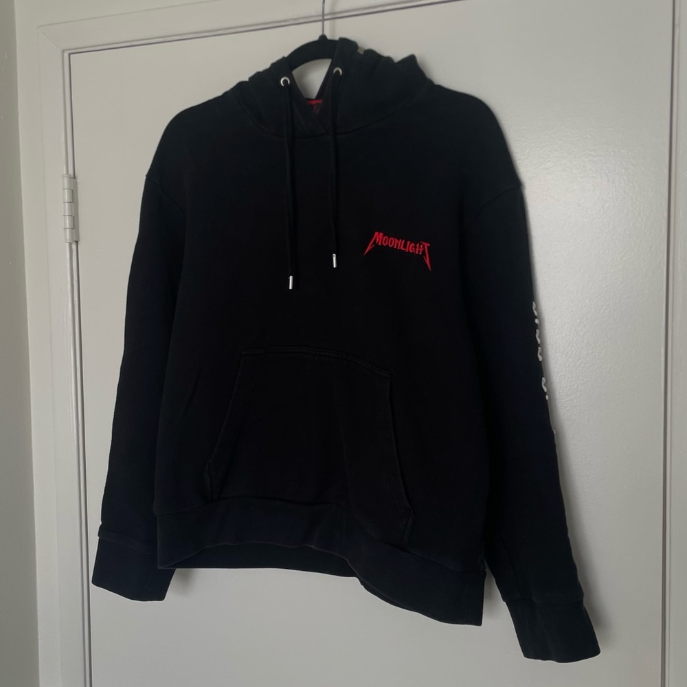 the kooples moonlight collection black men’s hoodie